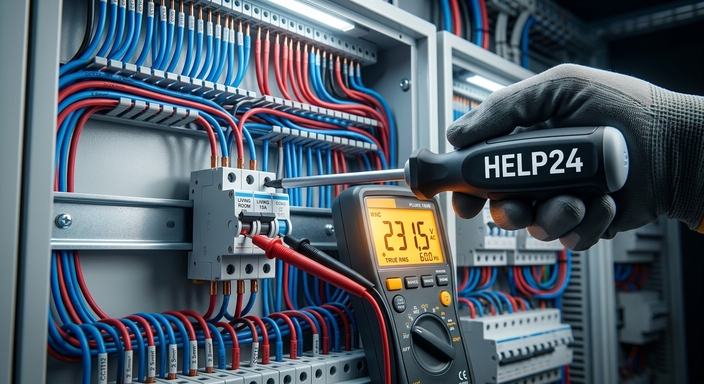 Dépannage électrique urgent et recherche de court-circuit sur un tableau par un électricien Help24 à Casablanca