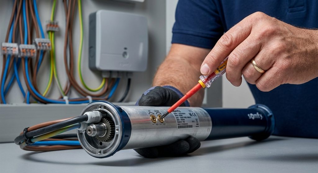 Motorisation volet roulant Casablanca et réglage de moteur électrique Somfy - Help24
