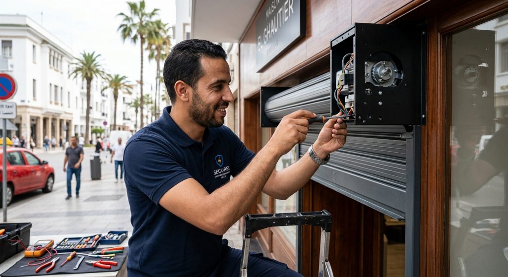Dépannage et réparation rideau métallique Casablanca pour magasin et commerce - Help24

